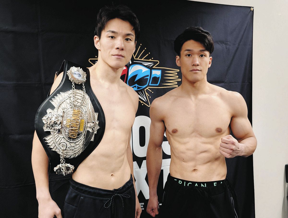 無敗対決、王者・李健太「完売の会場、楽しみ」 挑戦者の渡来美響