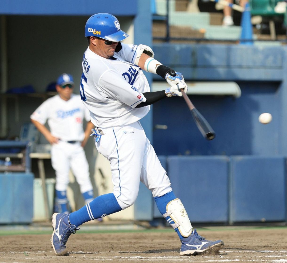 中日2軍】木下拓哉が102日ぶり実戦復帰で二塁打…8回の守備から