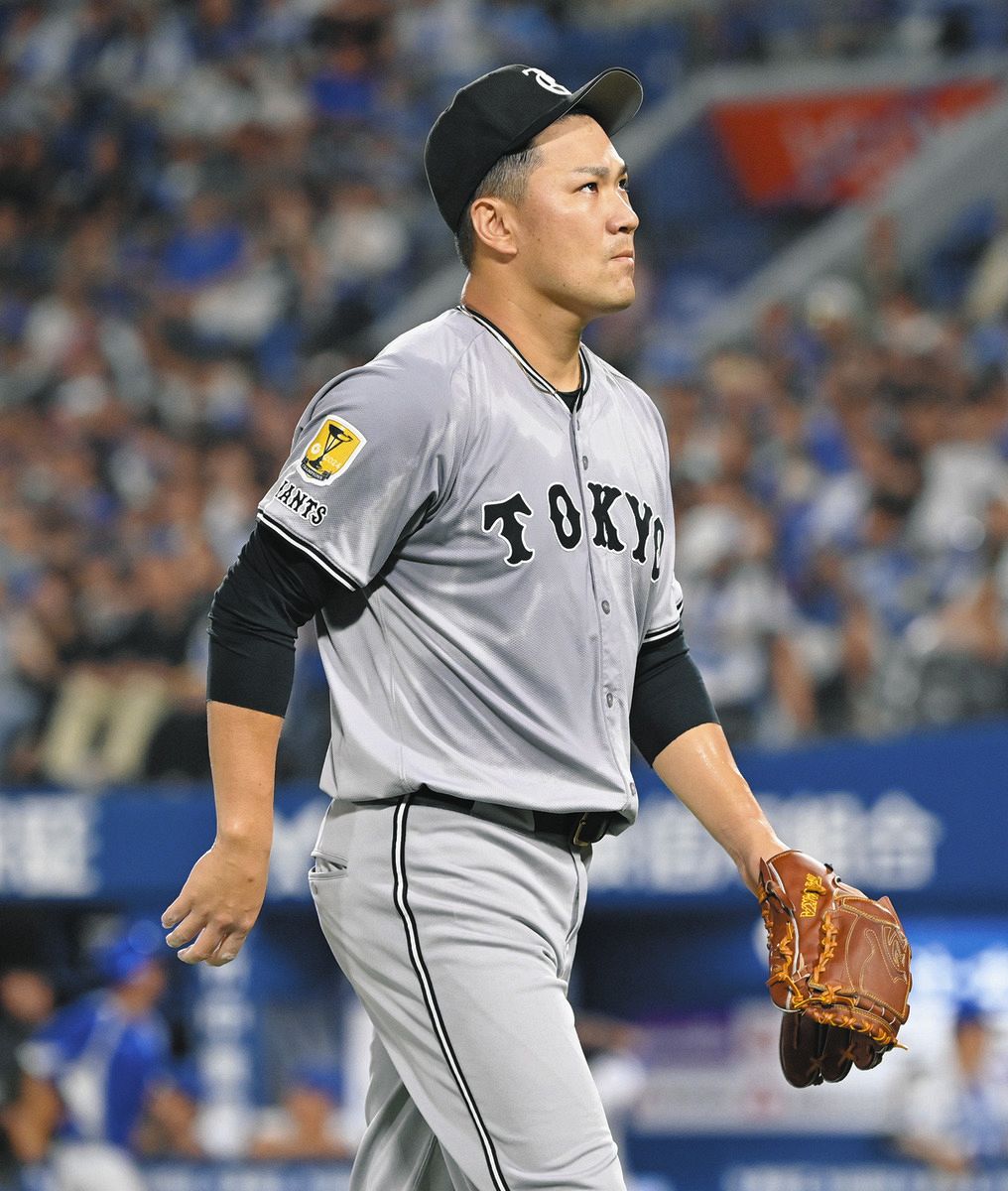 日米通算200勝かかる巨人・田中将大、1回を無失点発進 筒香に安打許す