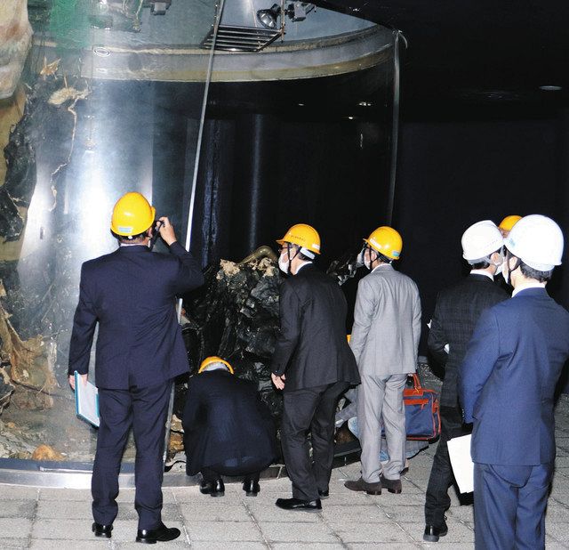 大型水槽の破断面確認 琵琶湖博物館、第三者委が初会合：中日新聞Web