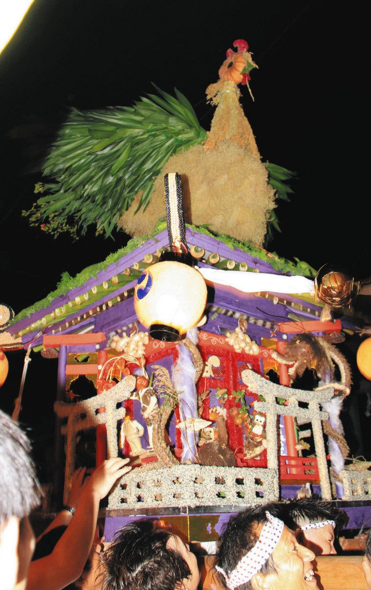 長浜・伊豆神社「青物神輿」、8年ぶり復活 地域のつながりの象徴、9月