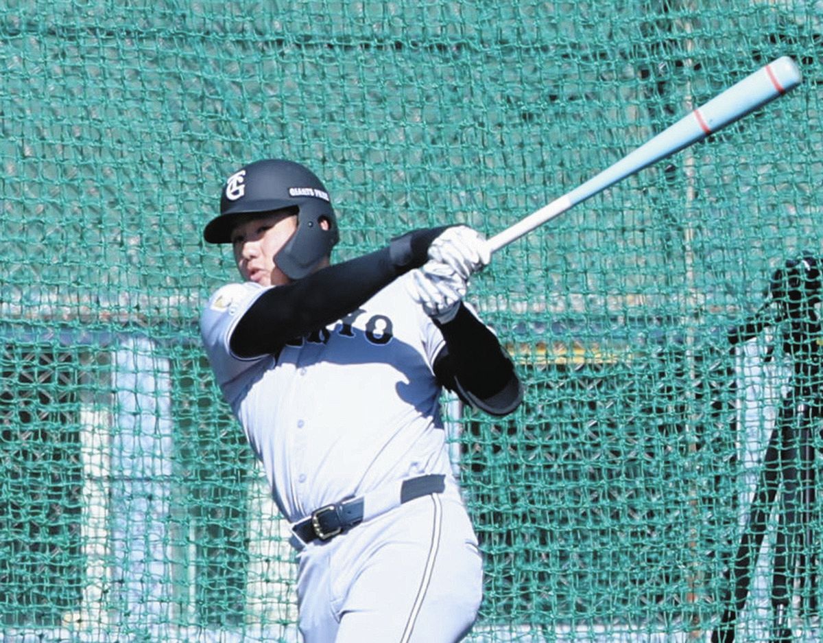 彦野利勝の目】巨人1位・石塚裕惺、自然体の打撃が印象的「無駄なこと