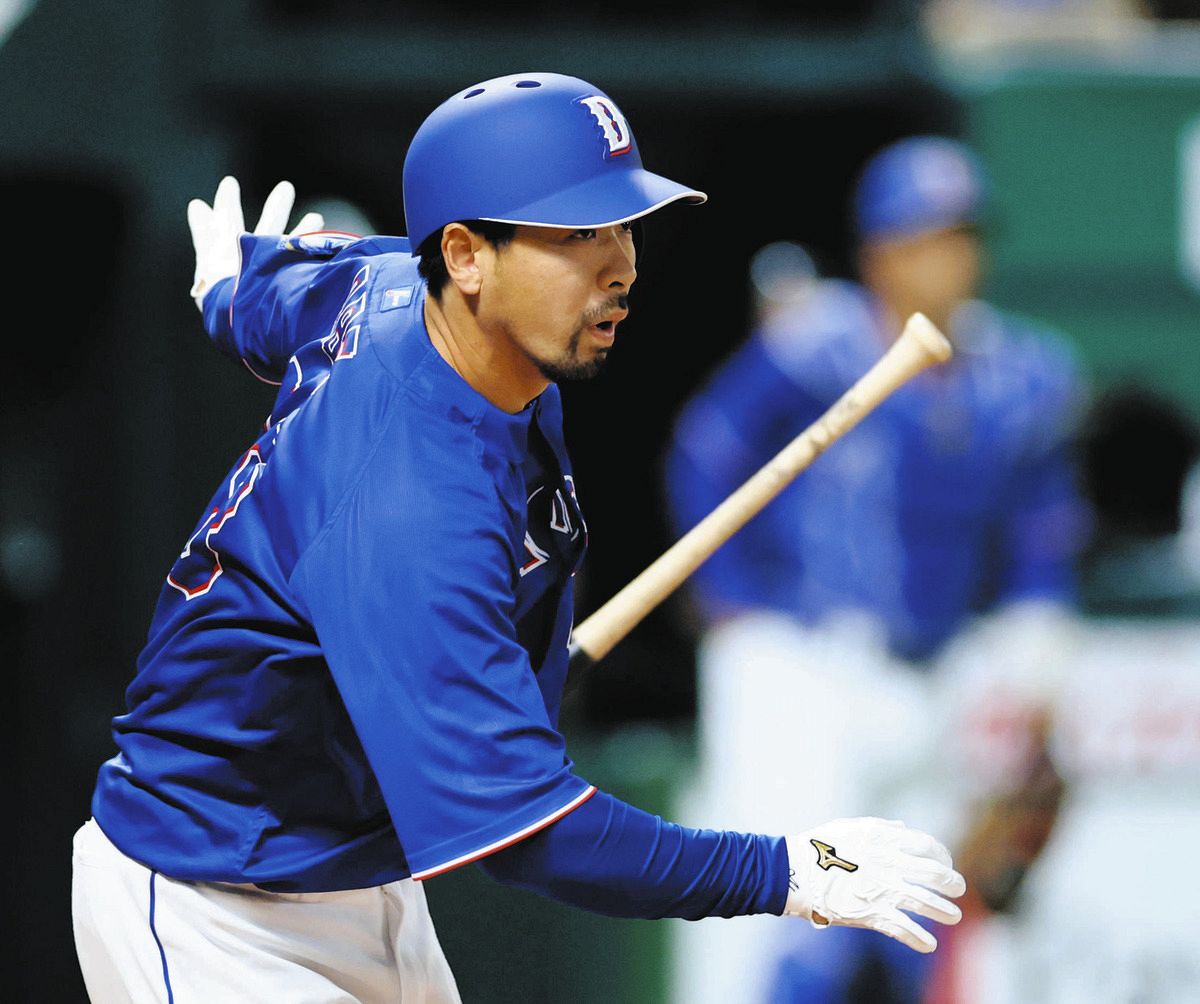 中日・阿部寿樹、代打で出場4試合ぶり安打「出たところで結果を出せる
