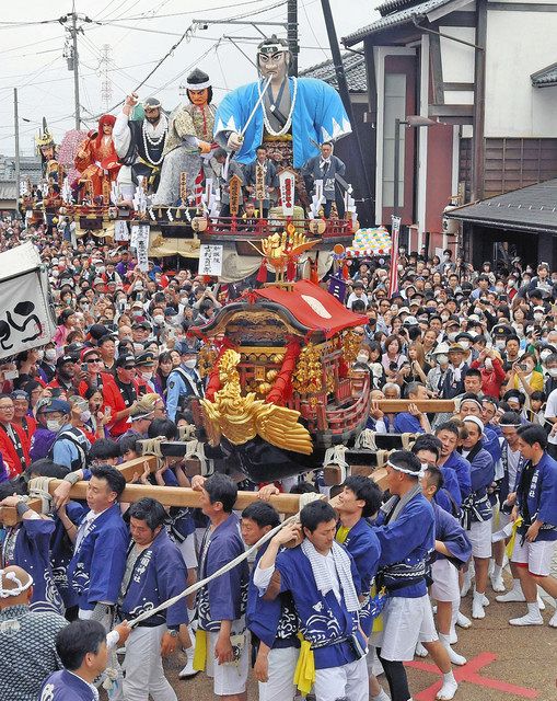 山車と神輿 「完全復活」 三国祭中日 ：日刊県民福井Web