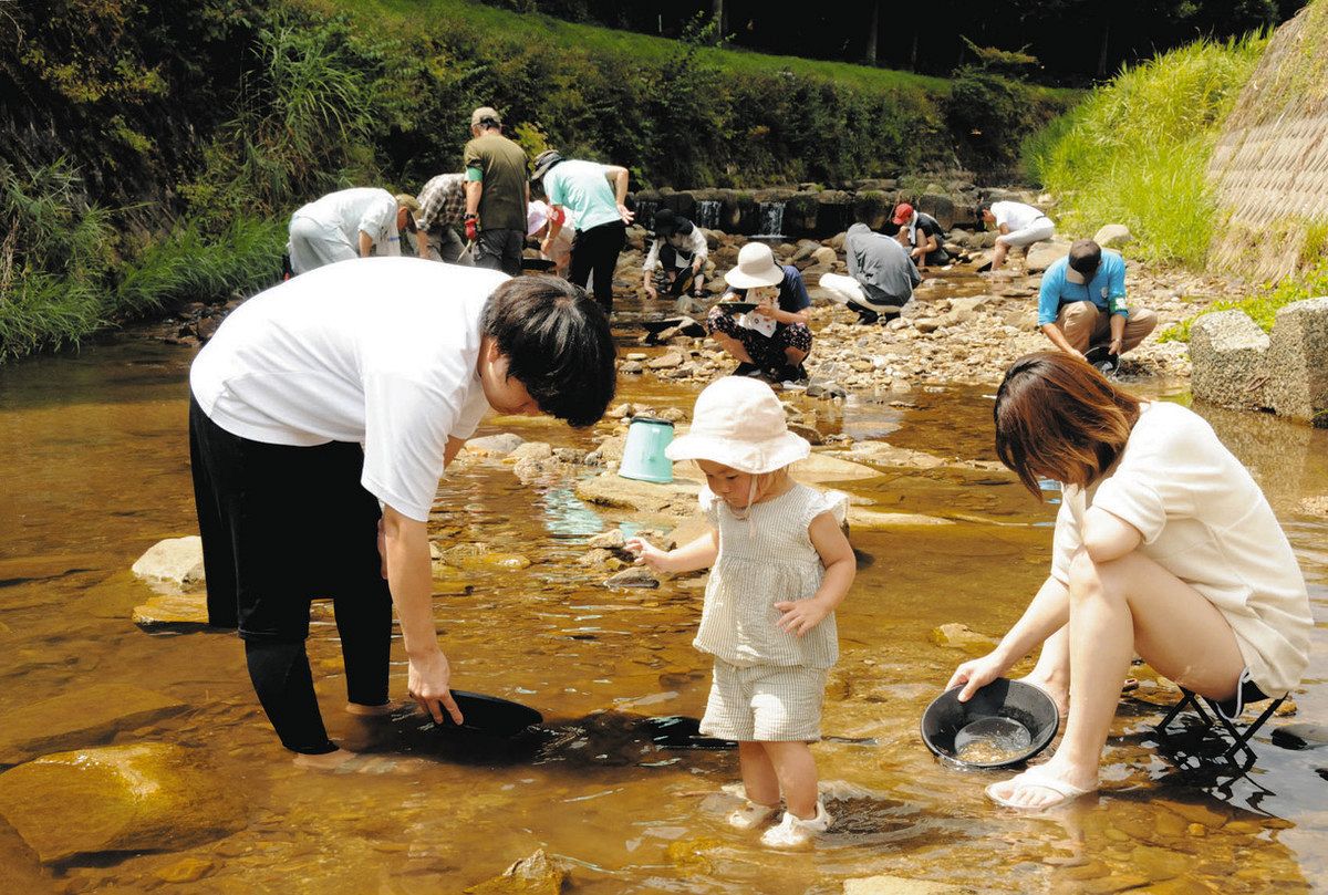 目指せ一獲千金！ 設楽で砂金採り体験イベントや講演会：中日新聞Web