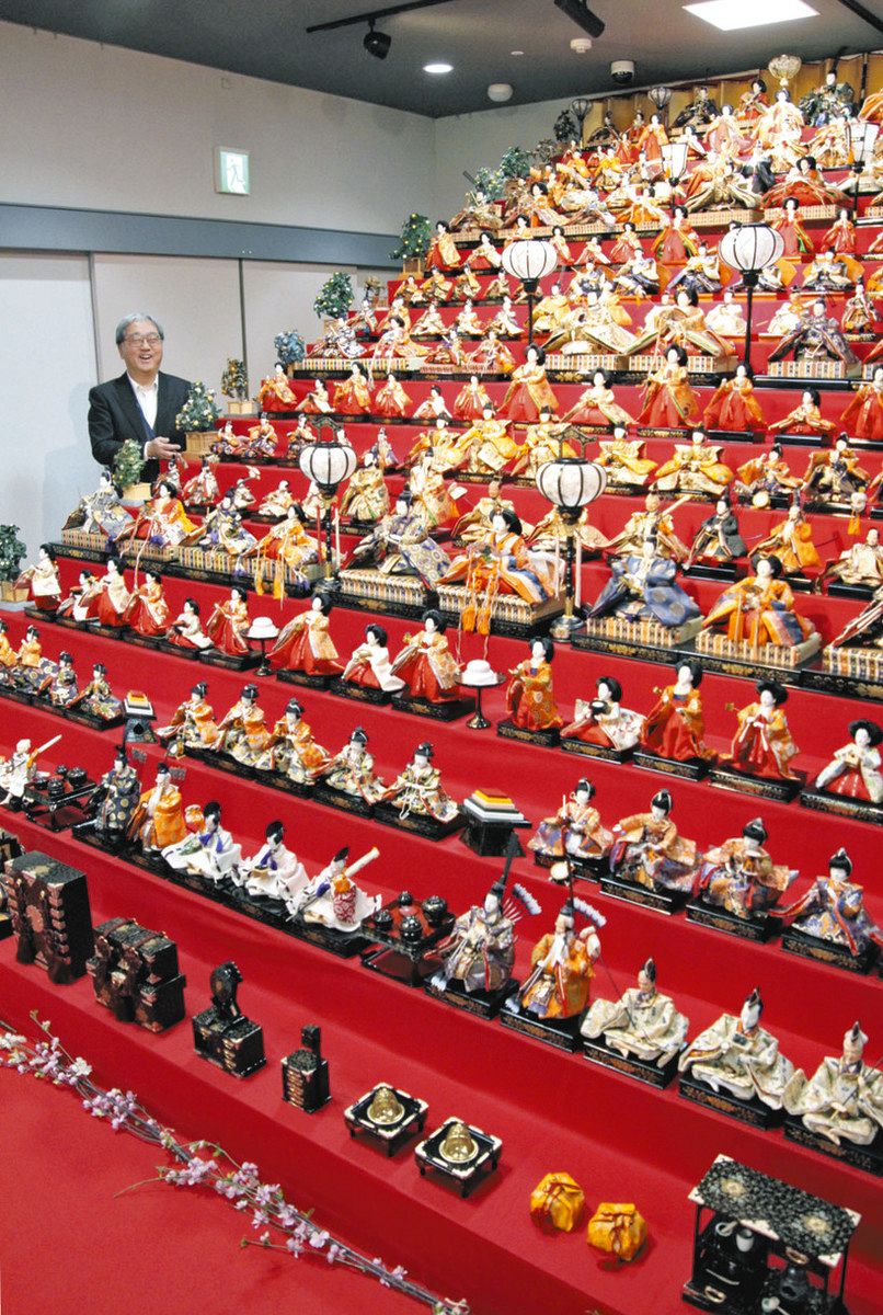 心躍る、華やかひな人形 桃の節句前に展示始まる：中日新聞Web