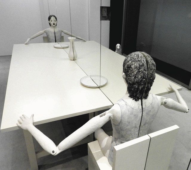 陶彫作品、寓意や物語性 名古屋・東区、県立芸大出身の若手作家展：中