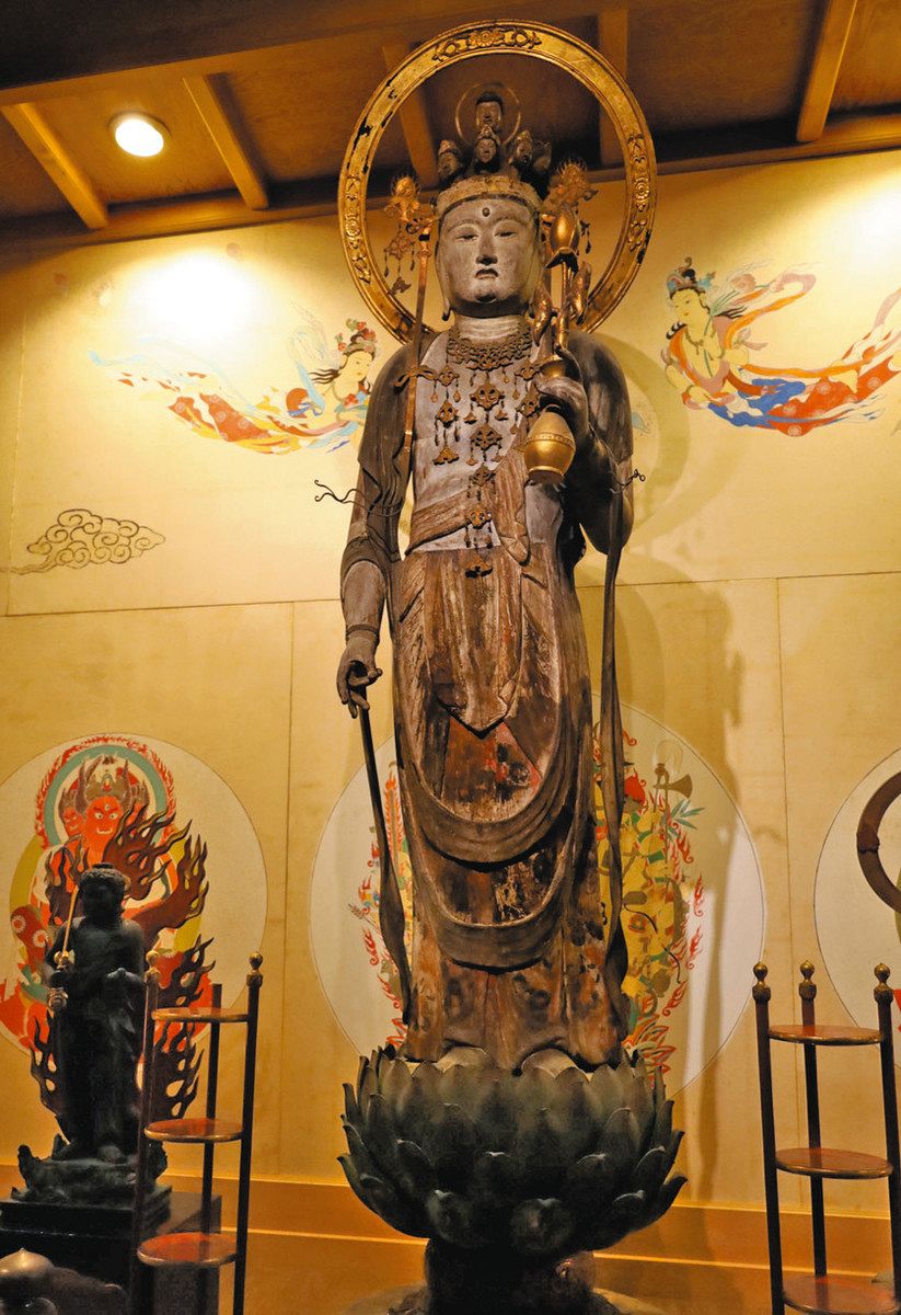 最澄が自ら彫ったとも… 滋賀県守山市・福林寺の観世音菩薩が100年ぶり
