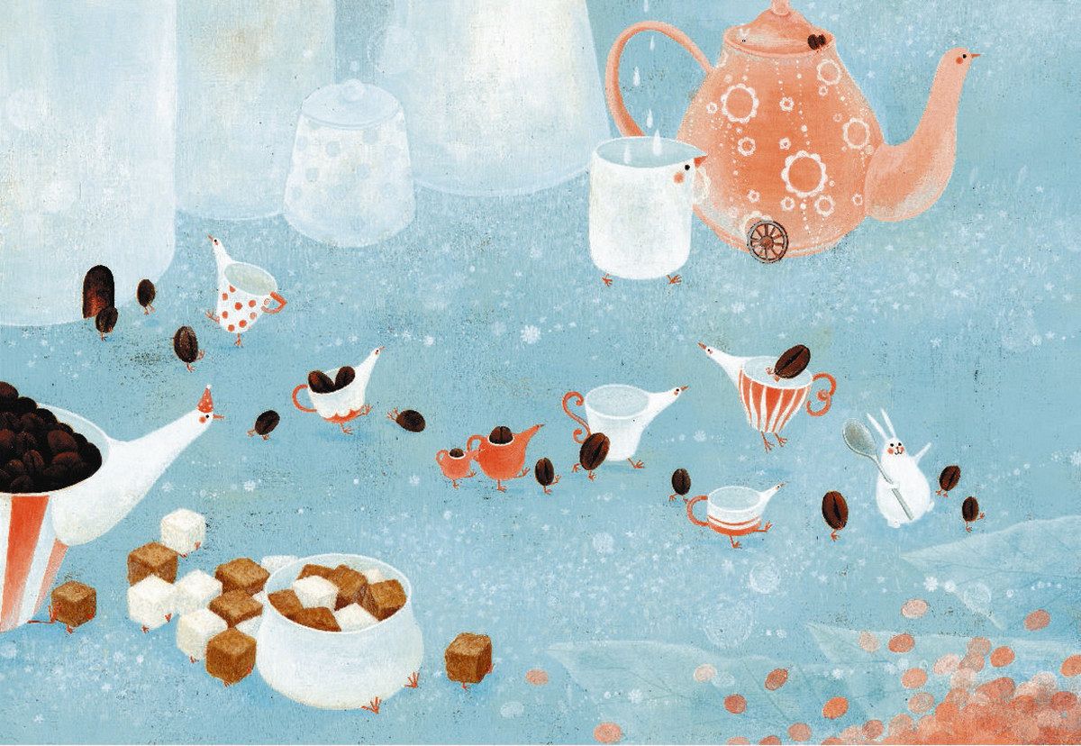 昭和レトロ　絵本原画 幻想的な絵本原画並ぶ 刀根里衣展が福井・県ふるさと文学館で開催中