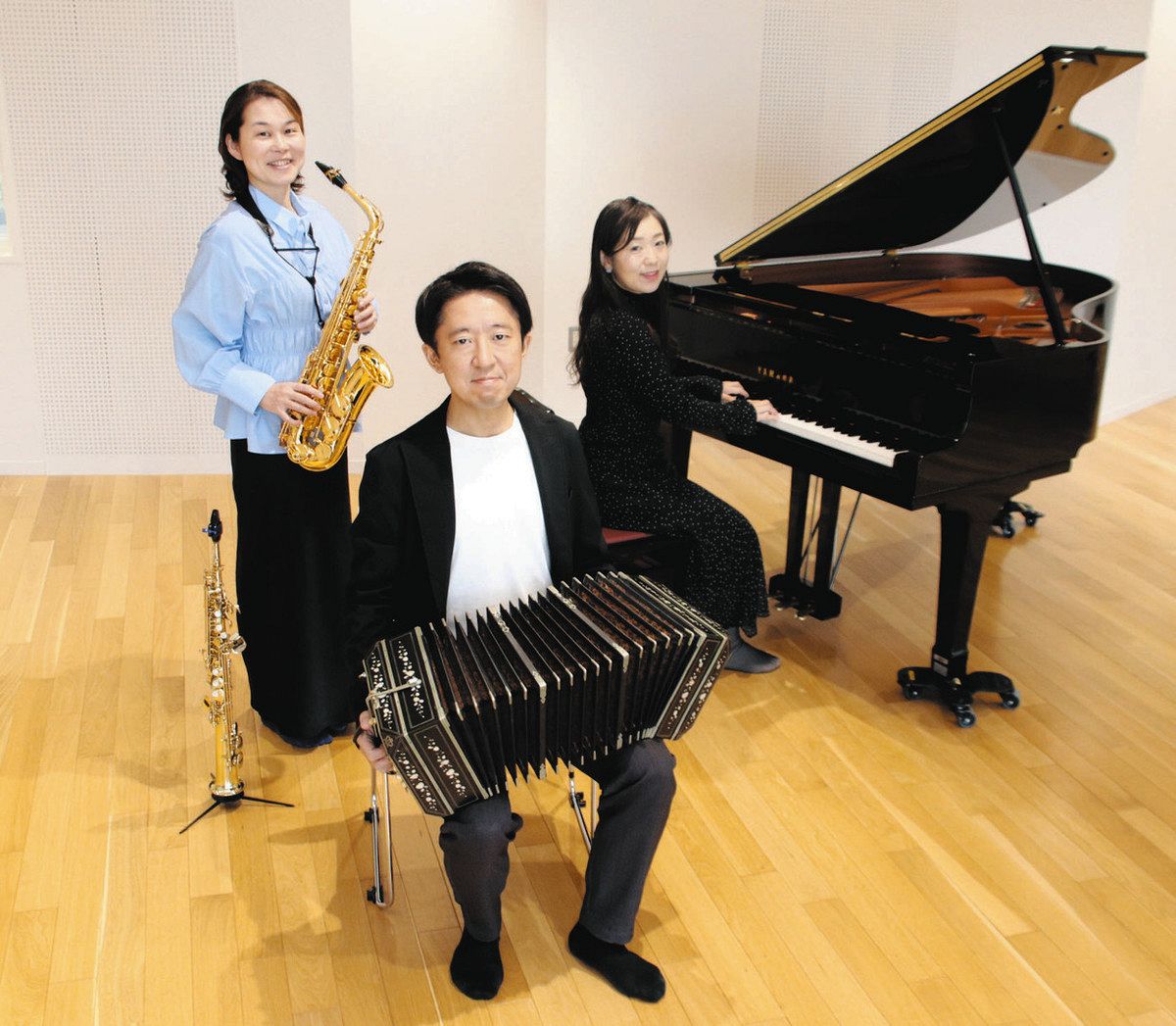 バンドネオン × サックス × ピアノ 異色トリオ 15年目の音色 金沢で来