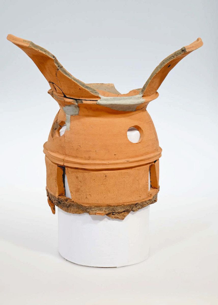 台形透かし穴の朝顔形埴輪 若狭町・西塚古墳：日刊県民福井Web