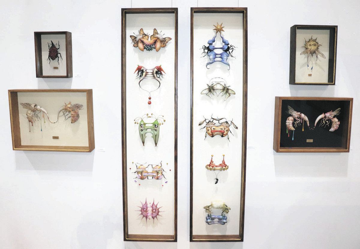 ネガティブな感情 虫で表現 入善で川越ゆりえ展：北陸中日新聞Web