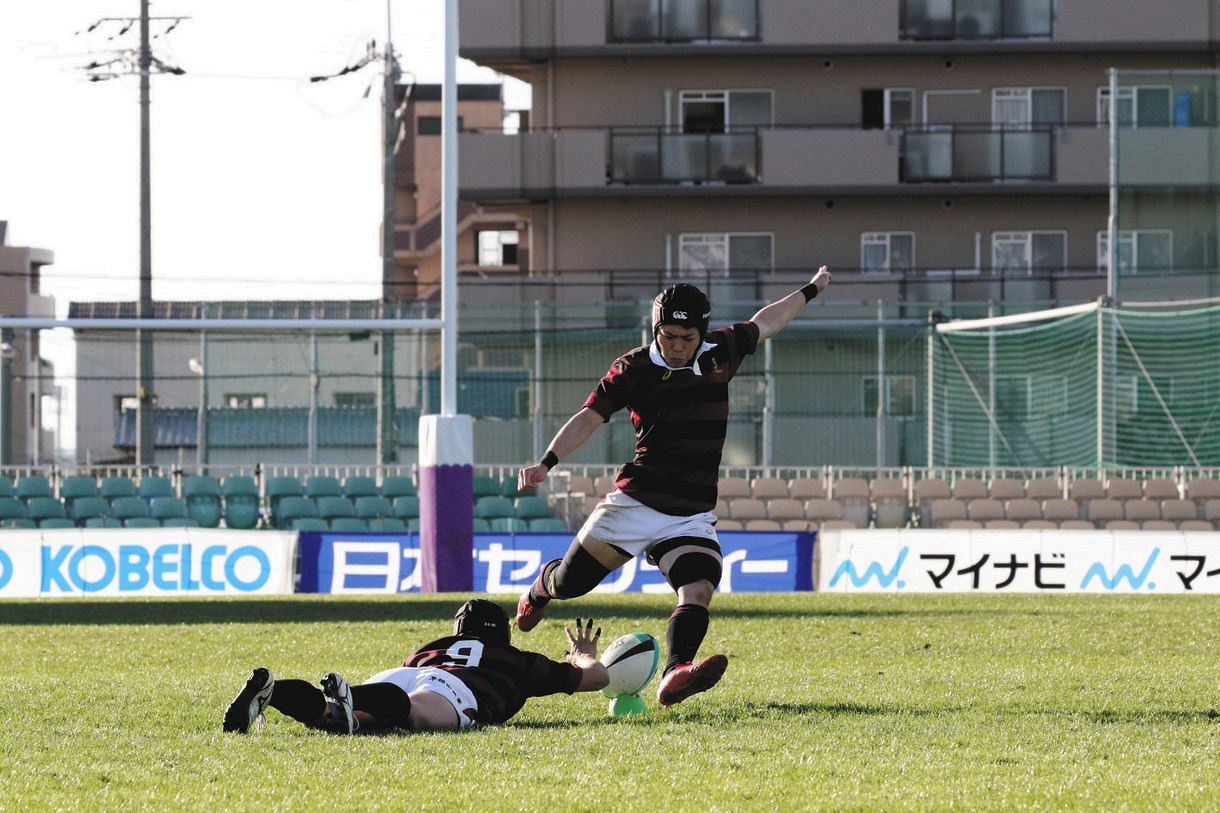 京都成章 ヘッドキャップ 写真】高校選抜ラグビー2回戦＜桐蔭学園v