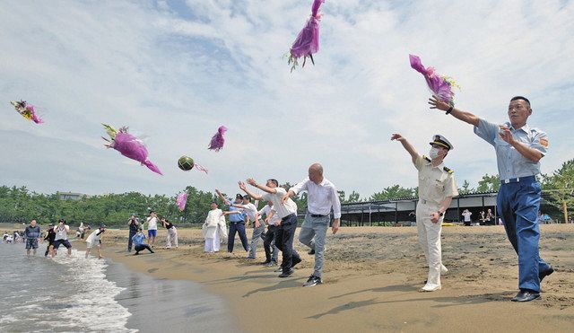 安全を願い海開き式 三国サンセットビーチ：日刊県民福井Web
