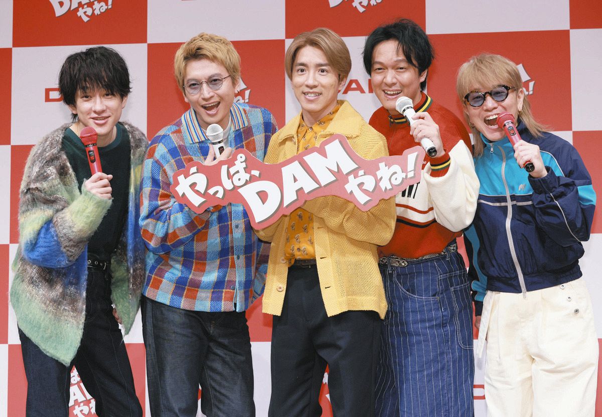 SUPER EIGHT大倉忠義、結婚発表後初の公の場 5人カラオケ…“トリ