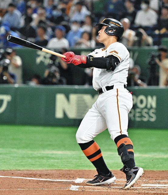 岡本和真が6月度のセ・リーグ打者部門月間MVPを受賞 打率3割9厘