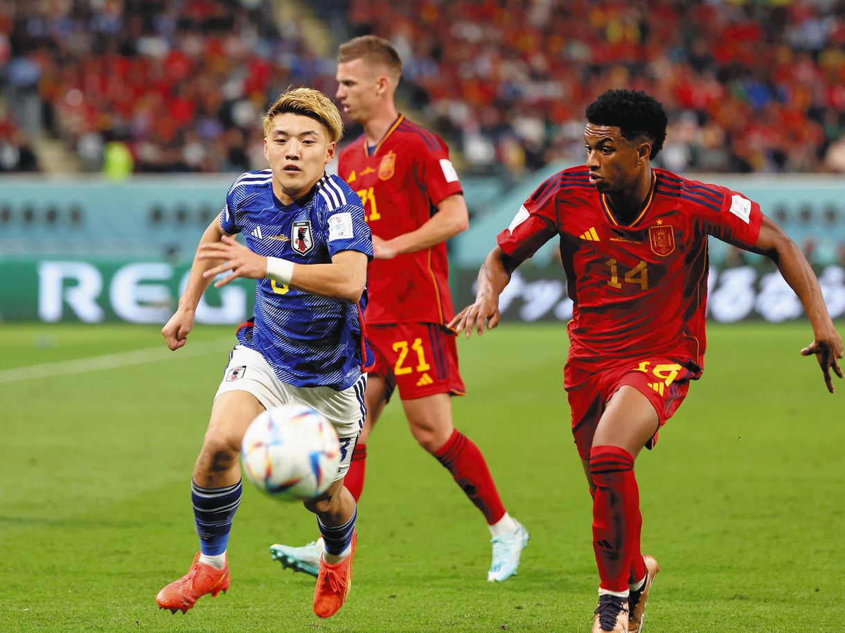 カタールW杯】堂安律が198人中27位で日本代表トップ 決勝T組全体の