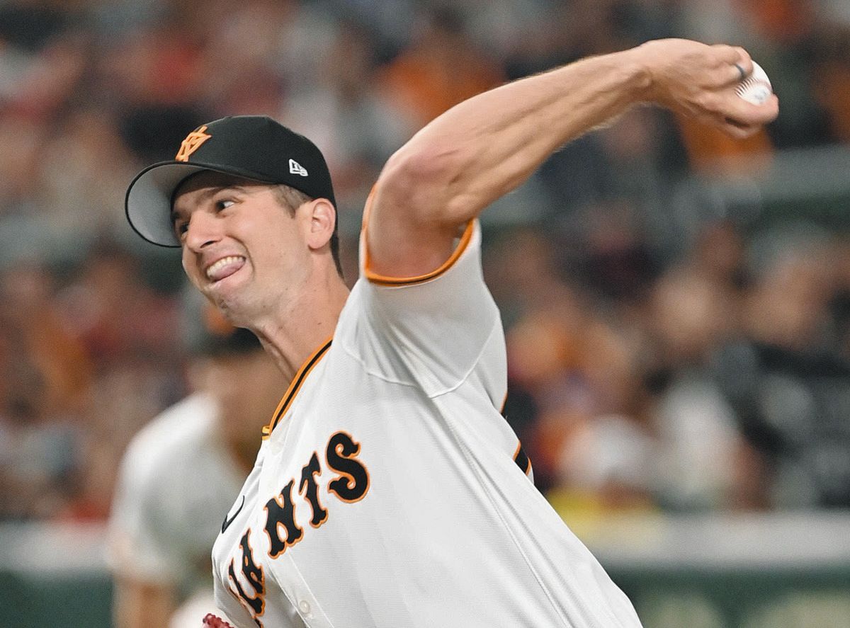 巨人・グリフィン、8イニング2安打1失点の好投　白星ならずも3試合連続HQS&最多の12奪三振マーク：中日スポーツ・東京中日スポーツ