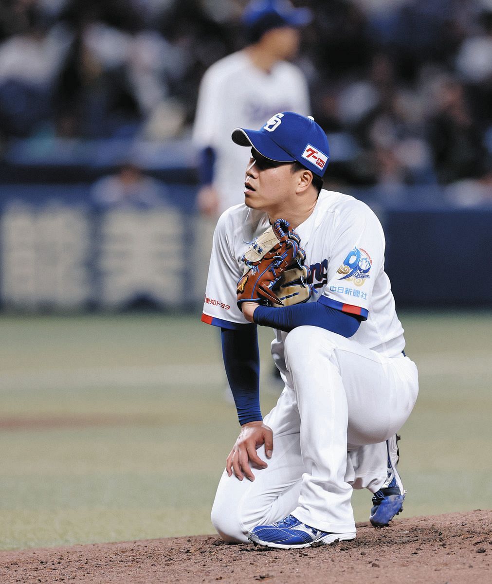 中日・柳裕也、6イニング3失点降板で今季3勝目ならず リーグ最速で投球