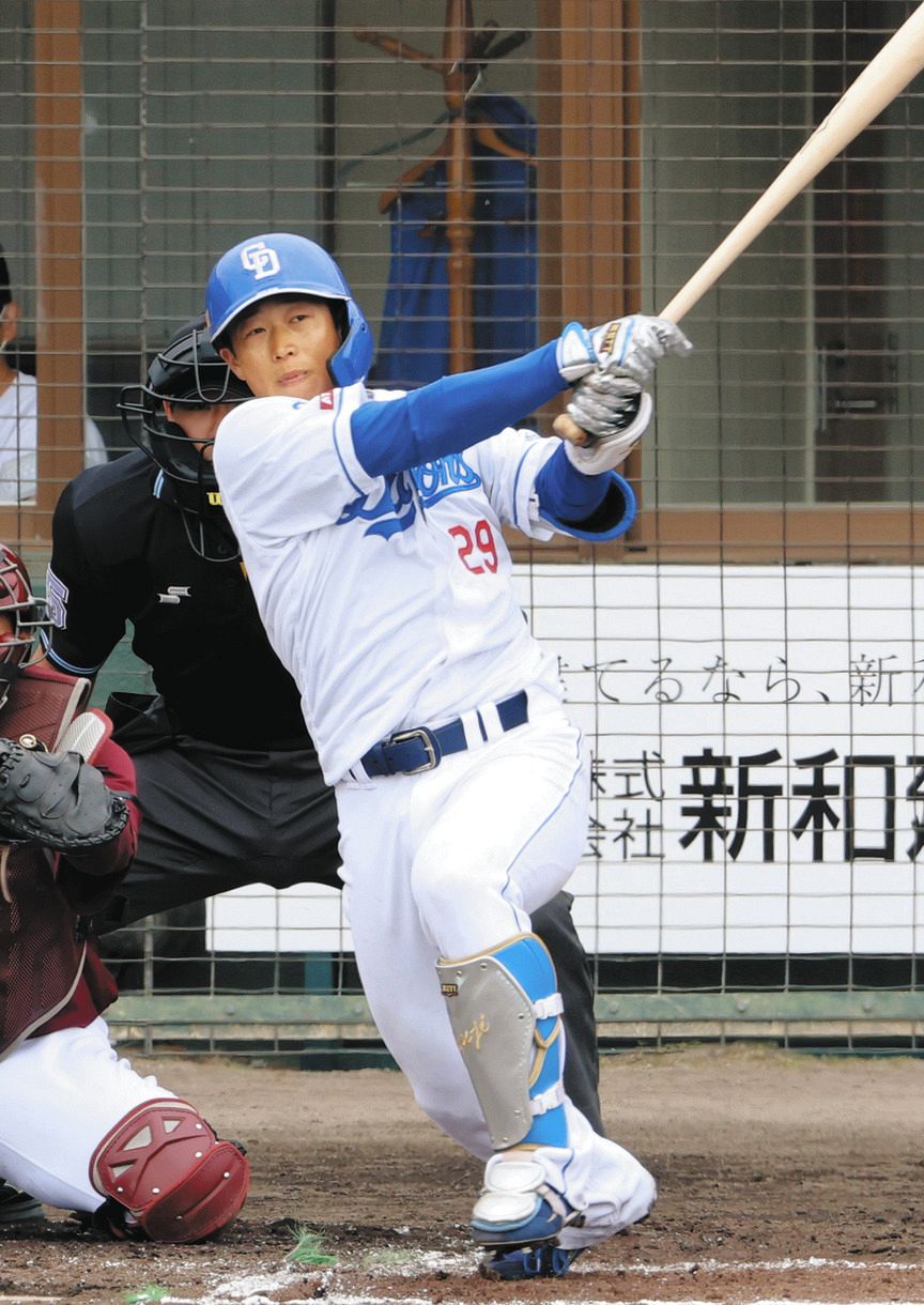 中日ドラ3・辻本倫太郎、憧れの「スーパースター」田中将大撃ち二塁打「偉大な投手から打てたのは自信に」：中日スポーツ・東京中日スポーツ