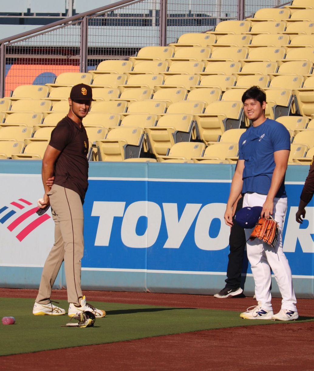 ダルビッシュ有 パドレス ボブルヘッド 大谷翔平 ダルビッシュ有