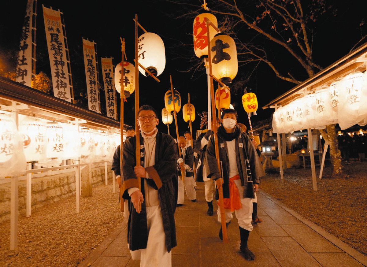 「祭りの形」で取り上げるヤーヤ祭り＝尾鷲市で（三重テレビ放送提供）