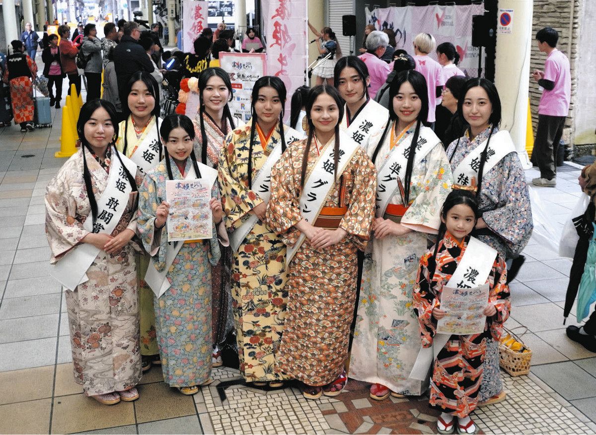 柳ケ瀬の良さもっと多くの人に」 8代目濃姫、まつり弐ノ巻でお披露目