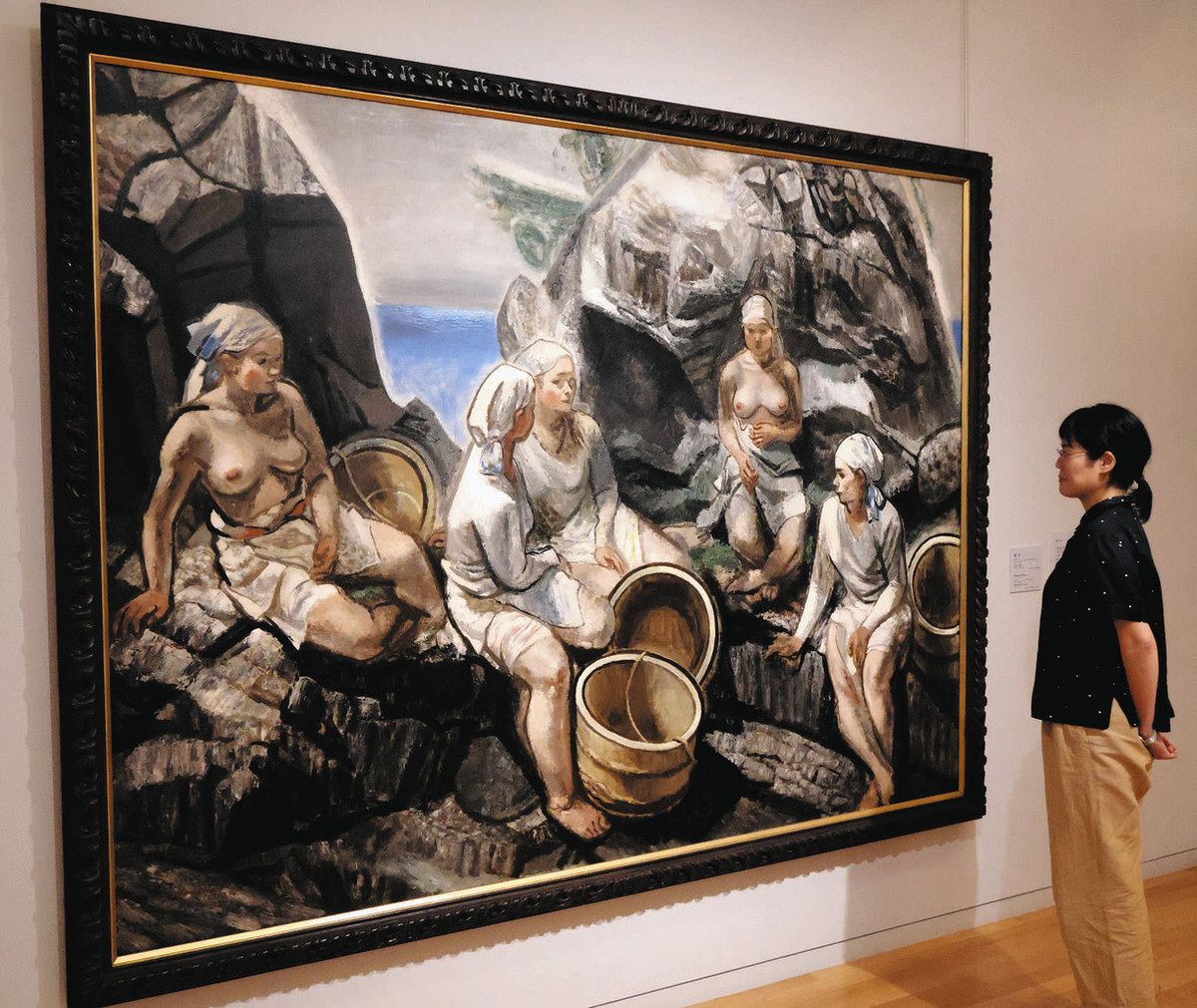 京都での学び 影響は？ 宮本三郎美術館 没後50年特別展 小松 指導者