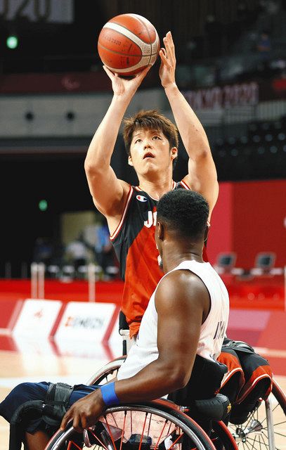 パラリンピック車椅子バスケット選手生サイン入り