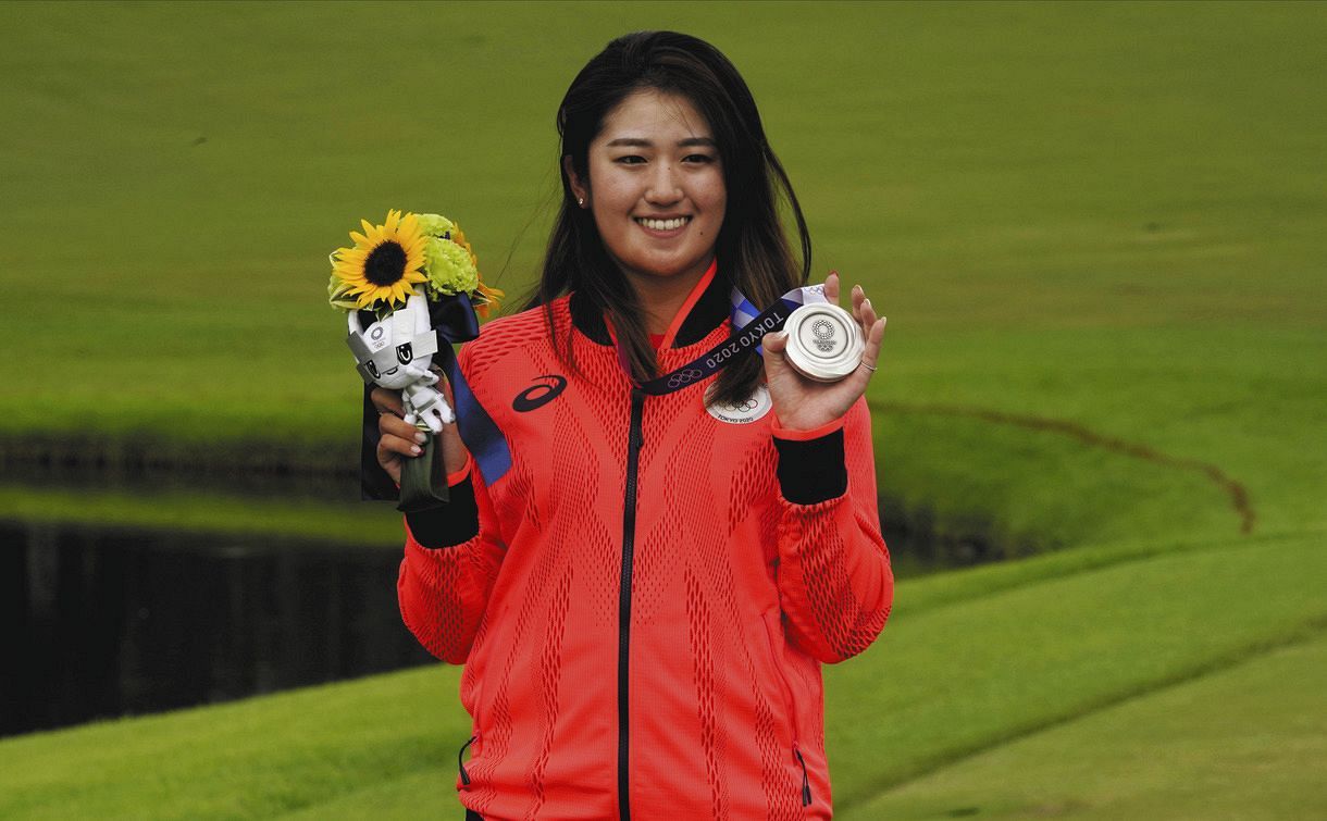 銀メダルの稲見萌寧「人生で一番の名誉なうれしいこと。プレーオフは