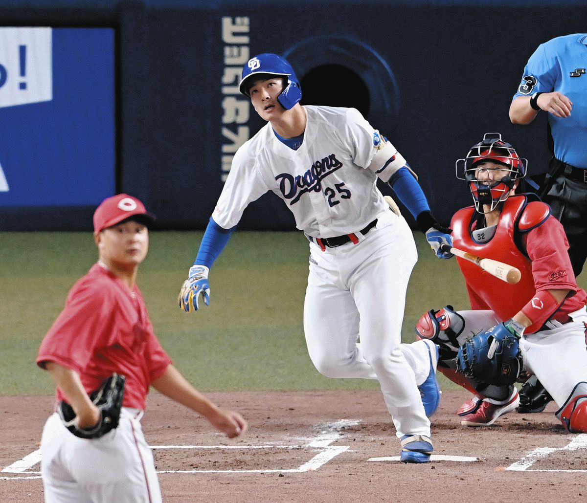 自己最多5打点の中日・石川昂弥、今季得点圏打率が3割6分3厘に「積極性