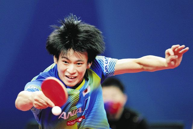 アスリートの原点 2024パリ＞ 卓球・戸上隼輔（明大） 爆発力信じ