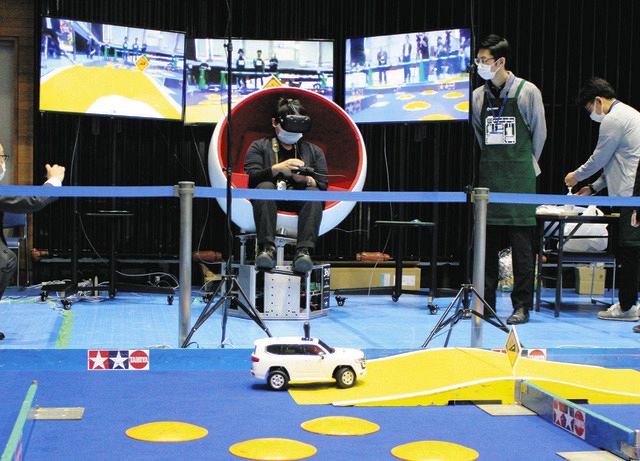 気分はラジコン車内 タミヤ×通信技術 VRで再現、きょう公開：中日 