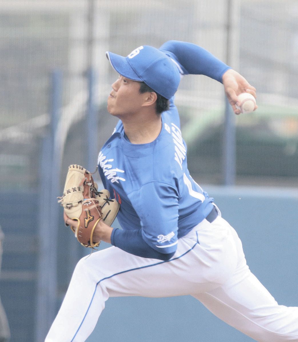 中日・柳裕也、2軍戦7イニング3安打1失点で昇格アピール 1、2回