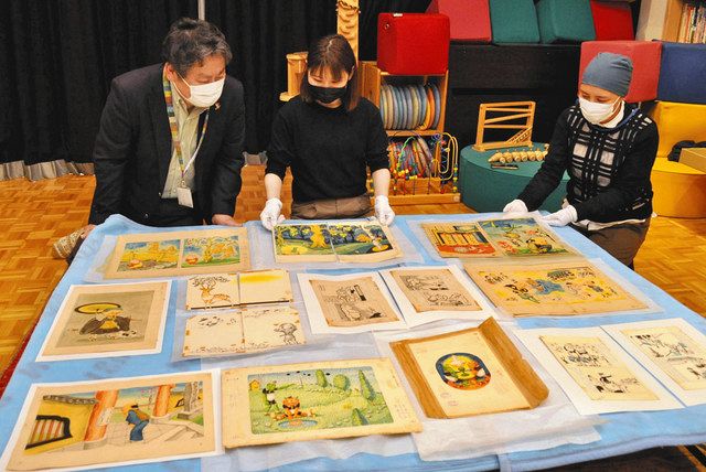 童画家・武井武雄の原画が岡谷に帰郷 小学館がイルフ童画館に