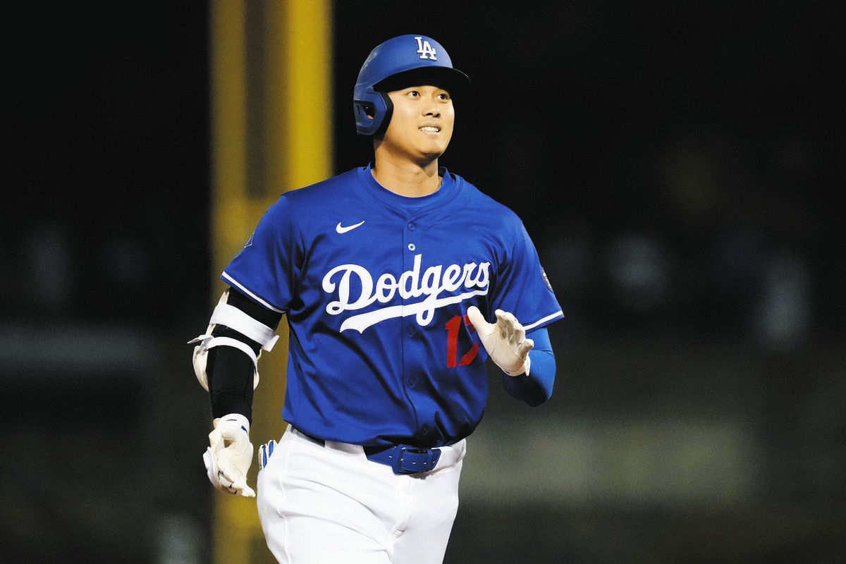 大谷翔平、打球速度176キロ！ レッズとオープン戦、「1番・DH