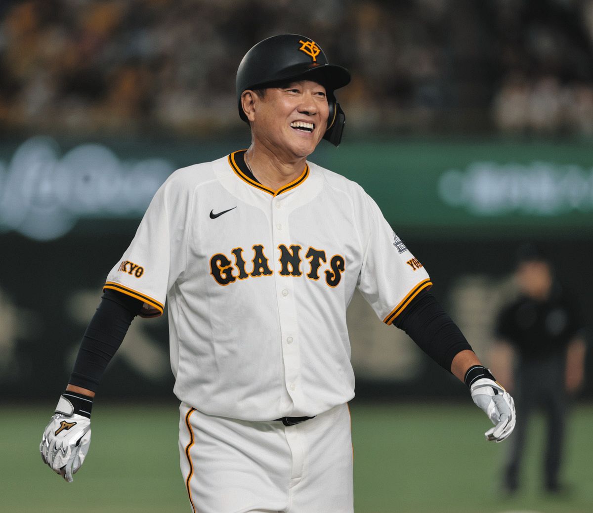 巨人阪神OB戦】巨人の4番「背番号8」原辰徳さん、三ゴロにも「若大将