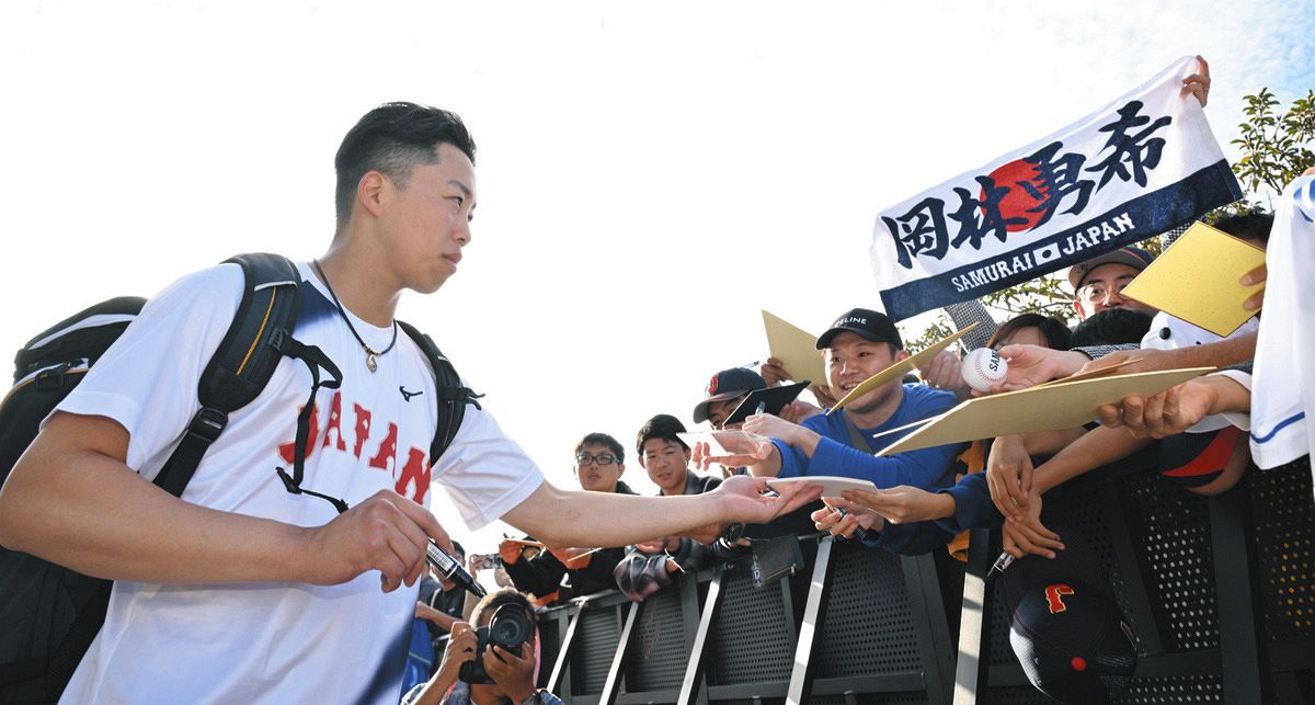 侍・岡林勇希、「なるようにしかならない。ヒットを打てたらラッキー