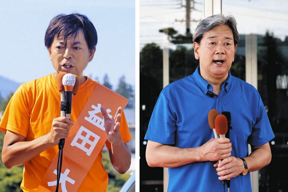 【出口調査】高山市長選挙、益田大輔さんと田中明さんが激しく競り合う