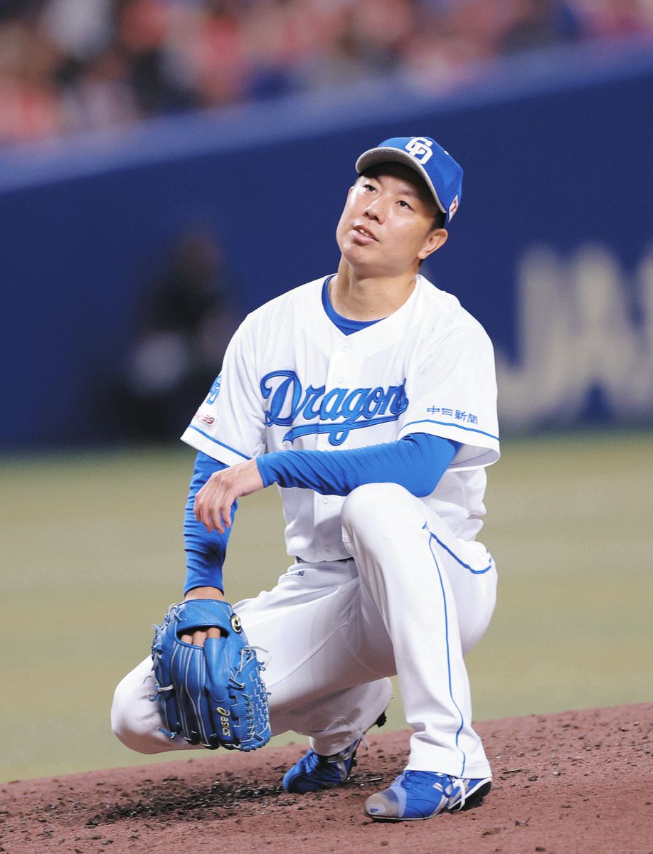 中日・松葉貴大、キャリアハイに並ぶ8勝目ならず「何試合も続けて初回