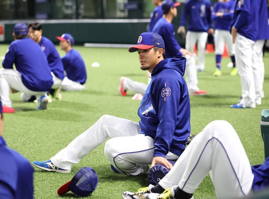 中日・板山祐太郎、加藤匠馬、尾田剛樹が試合前練習に合流、尾田は1