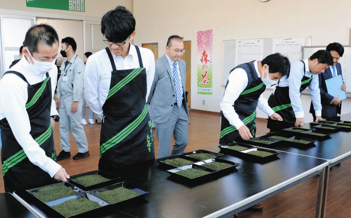 香りや色合い、茶商ら腕競う 森町で品評会：中日新聞しずおかWeb