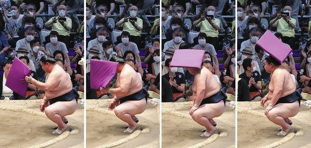 正代お見事座布団キャッチ！照ノ富士撃破でどよめいた場内再び沸かせた 