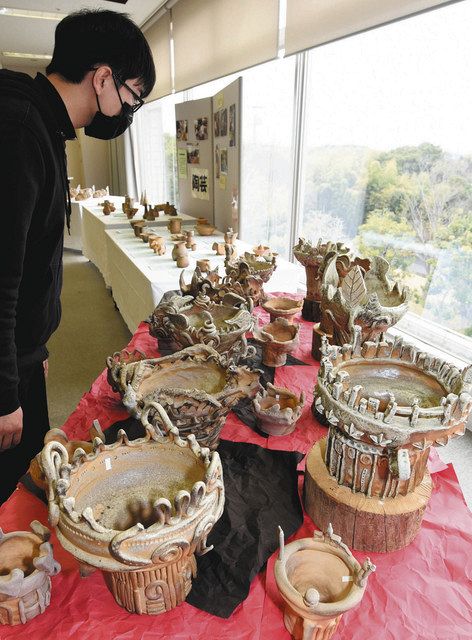陶芸や貼り絵…児童生徒が力作 津で国児学園作品展：中日新聞Web
