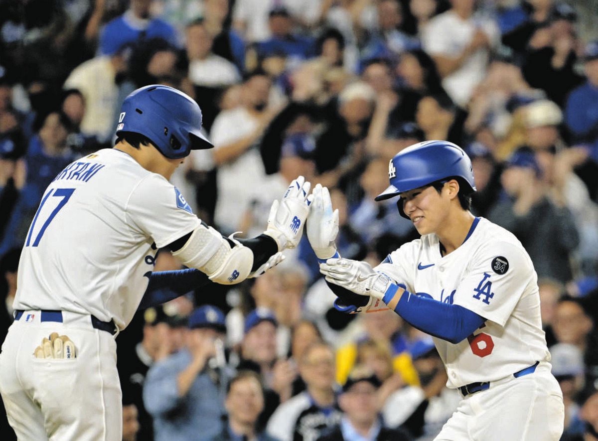 大谷翔平＆山本由伸＆金慧成、『アジア人仲良しトリオ』の活躍で快勝 