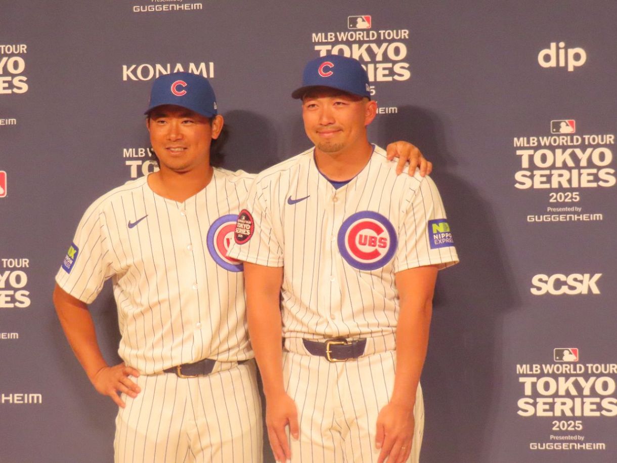 鈴木誠也 MLB TOKYO SERIES カブス ユニフォーム（ドジャースvs