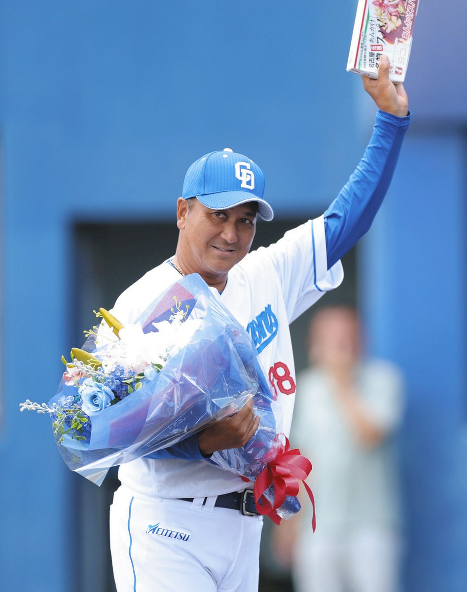 中日・落合英二2軍監督、56歳 球場ビジョンに「HAPPY BIRTHDAY！」 1軍