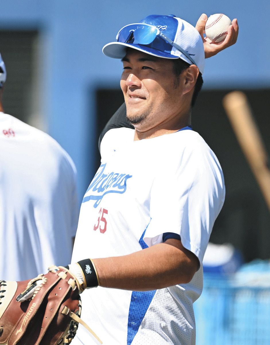 中日・木下拓哉、ウエスタン広島戦の試合前練習に合流 フリー打撃で