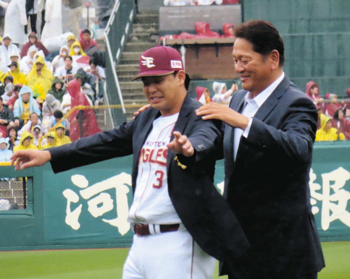 楽天】2000安打達成の浅村栄斗、大魔神・佐々木主浩さんから名球会