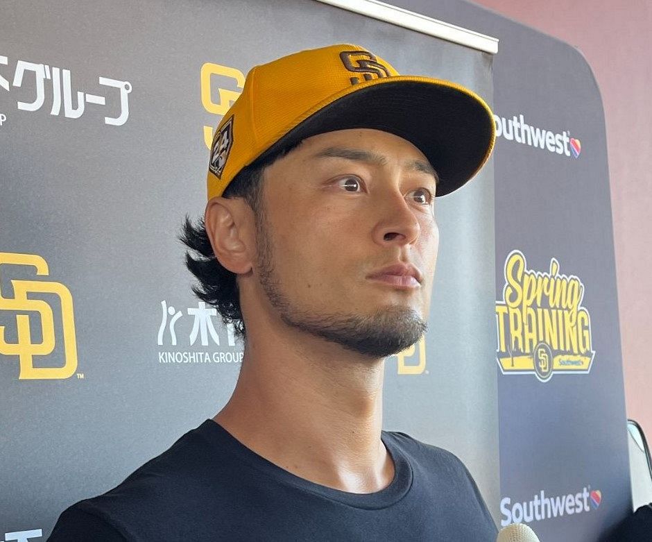 ダルビッシュ有、ようやくオープン戦初登板、最速153・8キロ、2回3分の